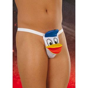 Softline Collection - Pluche Eend String - Wit