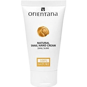 Orientana Handcrème met Slakkenslijm - meer dan 98% natuurlijk, regenereert droge, gevoelige, geïrriteerde huid, hydrateert diep, 50 ml