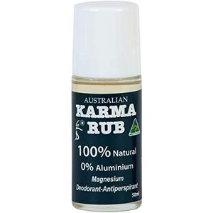 KARMA RUB Liquid Magnesium Oil -Stress Relief fungeren als natuurlijke anti-transpirant-deodorant, - 100% natuurlijk, sporenmineralen - reisgrootte - 1.7 oz 50 ml