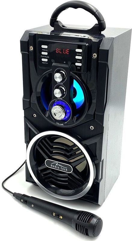 Media-Tech - PARTYBOX BT MT3150 - Bluetooth Luidspreker - Zwart - Oplaadbare Batterij