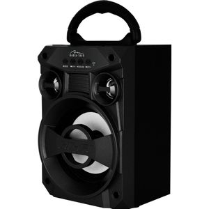 Media-Tech BOOMBOX LT Draagbare Stereo Luidspreker (3 h, Oplaadbare batterij), Bluetooth luidspreker, Zwart