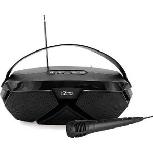 Media-Tech Playbox Scout zwarte luidspreker (0.20 h, Werkt op batterijen), Bluetooth luidspreker, Zwart
