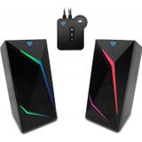 Media-Tech - Cobra Pro Urion 2.0 - PC-Luidspreker - Zwart - Stereo - Bluetooth 5.0