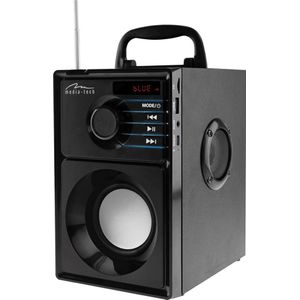 Media Tech MT3179 Draagbare Bluetooth-luidspreker, zwart, 15 W (1 stuk)