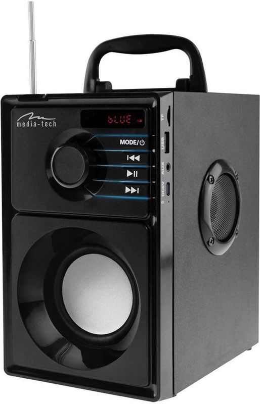 Media-Tech - Boombox MT3179 - Bluetooth Luidspreker - Zwart - 15W