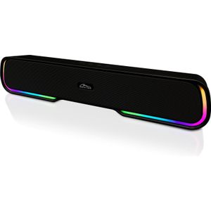 Media-Tech - MT3180 - Draagbare Bluetooth-geluidspreker - Meerkleurige RGB-achtergrondverlichting - RMS 10W