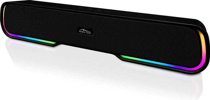 Media-Tech - MT3180 - Draagbare Bluetooth-geluidspreker - Meerkleurige RGB-achtergrondverlichting - RMS 10W