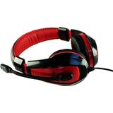 Media-Tech - MT3574 Nemesis - Gaming Headset - Rood - Zwart - Bedraad