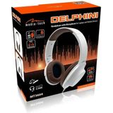 Media-Tech - MT3604 - Koptelefoon - Wit - Bedraad - Stereo met Microfoon