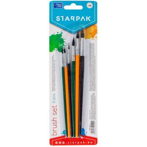 Penselen Set - 6 Stuks - Kantoor