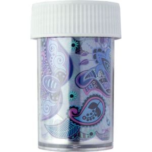 DRM Transferfolie Nageldecoratie 100cm. Transparant Color 12-7