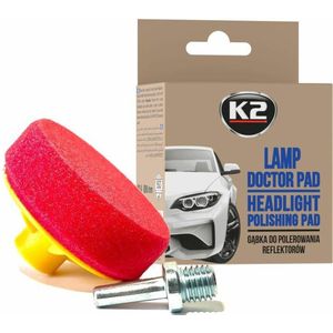 k2 koplamp polijstpad - professionele polijst pad - koplampen polijsten - lamp doctor polijst spons - poetspad voor kop lamp