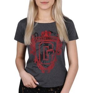 Donkergrijs GRIJFINDOR Harry Potter dames t-shirt
