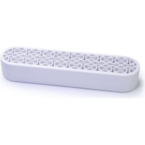 Professionele organizerstandaard voor penselen en andere cosmetische accessoires, wit