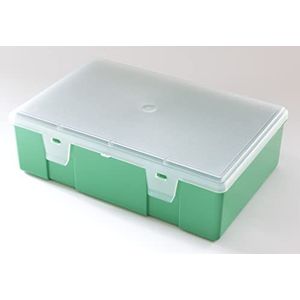 Maxi Box 2,5 liter groen met transparant deksel