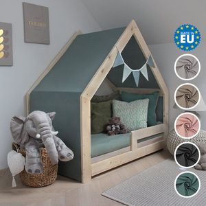 Need Sleep - Hemel van Katoen - Groen - 375x80 cm - Decoratie voor Huisbed 80x160