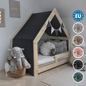 Need Sleep - Hemel van Katoen - Antraciet - 375x80 cm - Decoratie voor Huisbed 80x160