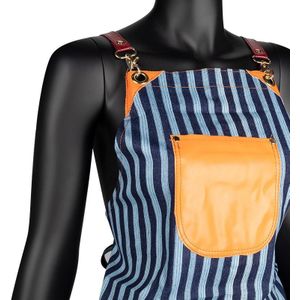 Denim Wax Schort | Beschermende kleding | Denim beschermSchort striped