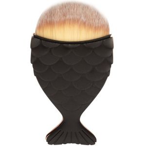 Nagelstof Borstel | Nagelsalon | Stofborstel visvorm Zwart