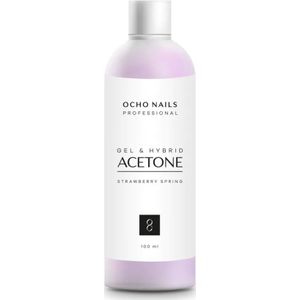Activeshop - OCHO NAILS - Aceton - Truskawkowy - 100 ml
