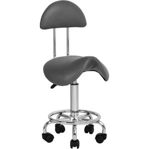 Tabouret — Salon/Werk stoel — Rolling Zadelkruk — Draaibare Tandartsstoel Met Rug - En Voetsteun — Medische Tandartskrukken — Verstelbare Tekenstoelen Voor Salon Spa Schoonheidsmassagekliniek