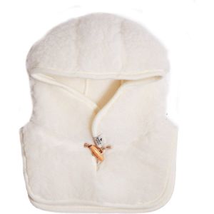 Alwero Balaclava button Hoodik Naturel 2-4 year