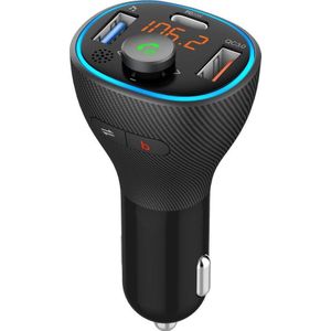 FM Transmitter Art FM MP3 Autotransmitter mit BT Funktion, USB LCD FM-73 QC3.0