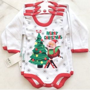Rompertje voor de Kerst - grappige romper voor baby - Merry Christmas - maat 68