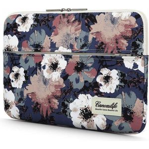 Canvaslife - Laptop Sleeve - 13 / 14 inch - Blue Camellia