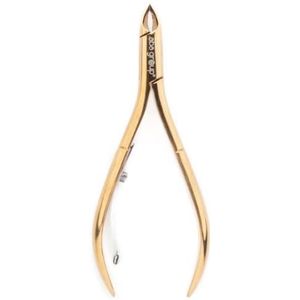 Aba Group nagelriemsnijder met enkele veer 5 mm (1135s), roestvrijstalen nagelknipper, gouden nagelknipper, nagelriemknipper, enkele veer, scherp en nauwkeurig, premium, cosmetisch gereedschap