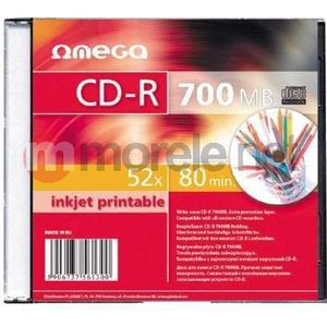 OMEGA CD-R 700 MB 52x 10 stuks (56104)