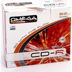 OMEGA CD-R 700 MB 52x 10 stuks (56663)