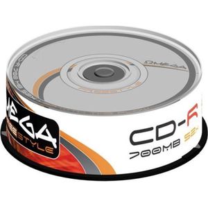 OMEGA CD-R 700 MB 52x 25 stuks (56666)