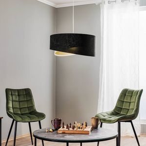 Maco Design Vivien hanglamp, driekleur, zwart/wit/goud