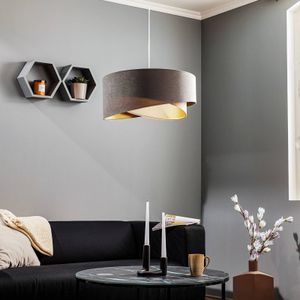 Maco Design Vivien hanglamp driekleur grijs/beige/goud