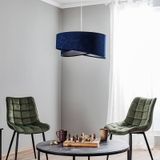 Maco Design - Vivien - Hanglamp - Blauw/Zilver - Dimbaar