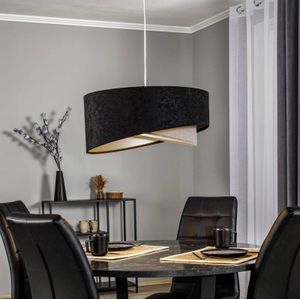 Maco Design Hanglamp Vivien driekleurig zwart/grijs/zilver