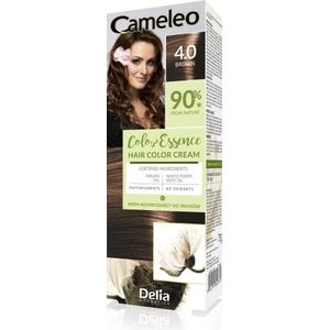 Delia Cosmetics Cameleo Color Essence Haarkleuring in Tube Tint 4.0 Brown 75 gr