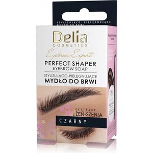 Delia Cosmetics - Eyebrow Expert - Fixatiewax - Tint Black - 10 ml