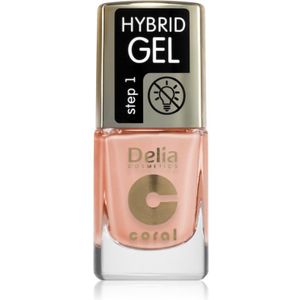 Delia Cosmetics Coral Hybrid Gel Gel Nagellak zonder UV/LED Lamp Tint 113 11 ml