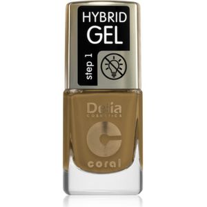 Delia Cosmetics Coral Hybrid Gel Gel Nagellak zonder UV/LED Lamp Tint 124 11 ml