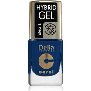 Delia Cosmetics Coral Hybrid Gel Gel Nagellak zonder UV/LED Lamp Tint 127 11 ml