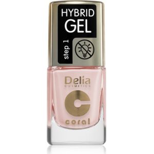 Delia Cosmetics Coral Hybrid Gel Gel Nagellak zonder UV/LED Lamp Tint 120 11 ml