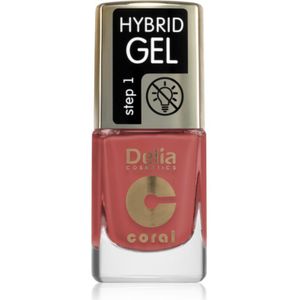 Delia Cosmetics Coral Hybrid Gel Gel Nagellak zonder UV/LED Lamp Tint 122 11 ml