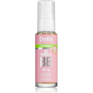 Delia Cosmetics BB So Perfect Matterende BB Crème met Hydraterende Werking Tint 03 Dark 30 ml