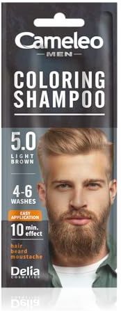Cameleo Men - Kleurende Shampoo - Lichtbruin - 15 ml
