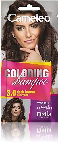 Cameleo - Kleurshampoo - Dark Brown - 40 ml - Zonder Ammoniak