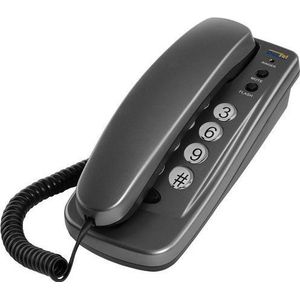 Datel - LJ-260 - Huistelefoon - Grijs - Wandmontage - Gebruiksvriendelijke functies