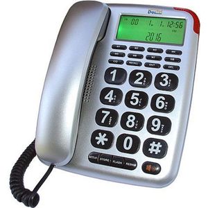 Datel - LJ-290 - Bureautelefoon - Zilver - Bedraad