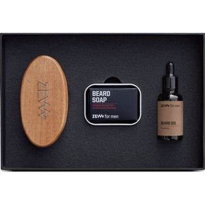 ZEW for Men Simple Lumberjack with matt hemp oil Baardverzorgingsset, 1 st